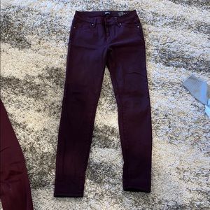 Maroon Jeans